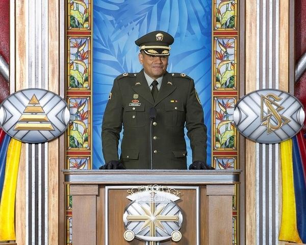 Подполковник Эдгар Рохас (Edgar Rojas), командующий национальной полиции Колумбии по спецоперациям в сельской местности.