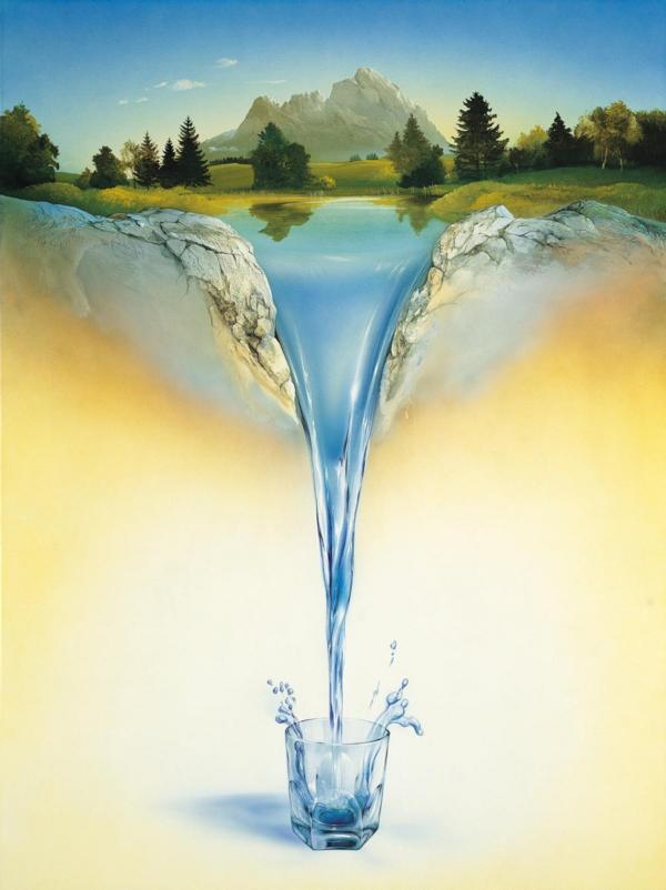 «Вода и лес», картина Карла Рёрига